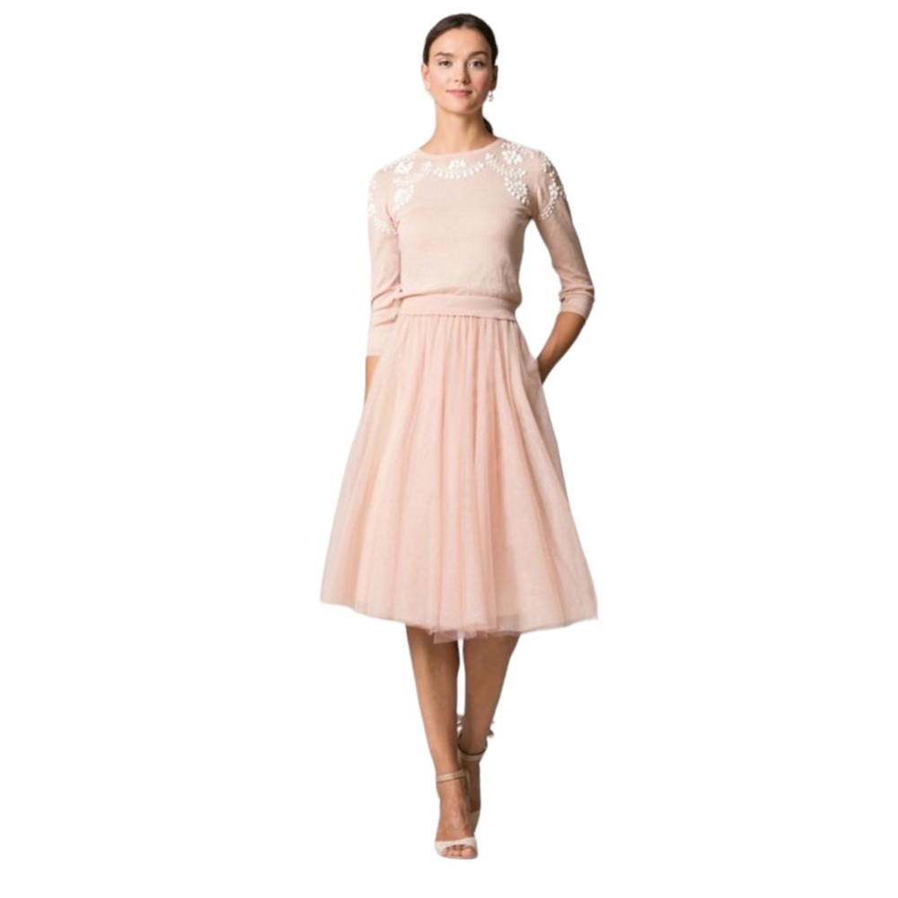 Jenny Yoo Pink Tulle Skirt 6